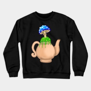 Mushroom Teakettle (Blue) Crewneck Sweatshirt